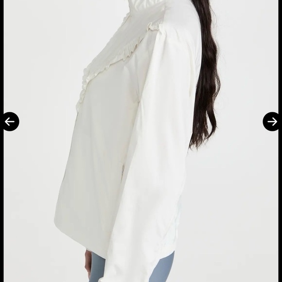 TORY BURCH Ruffle Windbreaker size M - Picture 4 of 7